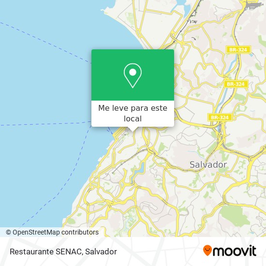 Restaurante SENAC mapa