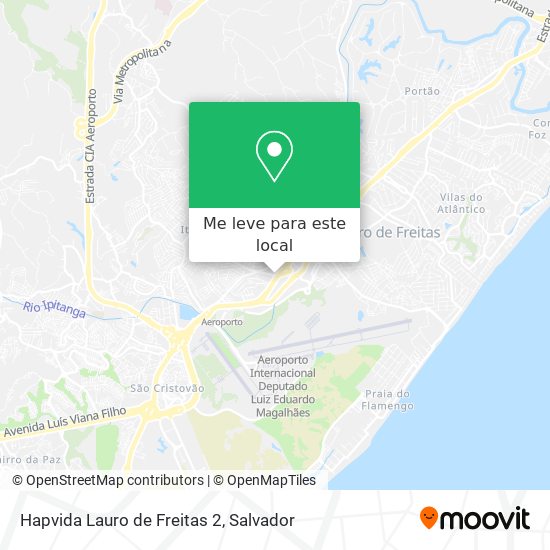 Hapvida Lauro de Freitas 2 mapa