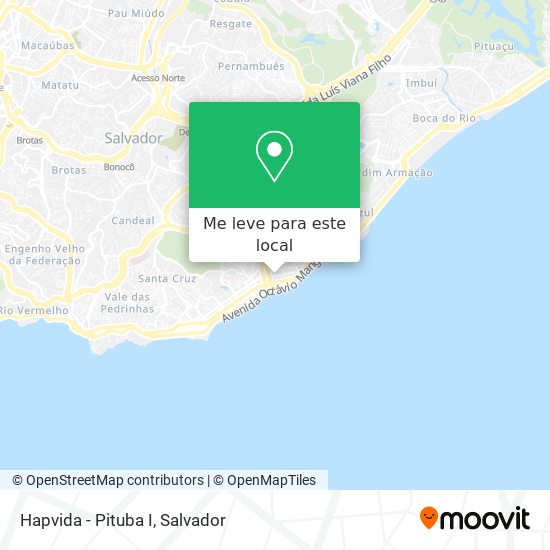Hapvida - Pituba I mapa