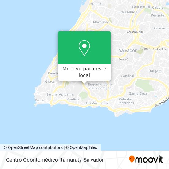 Centro Odontomédico Itamaraty mapa