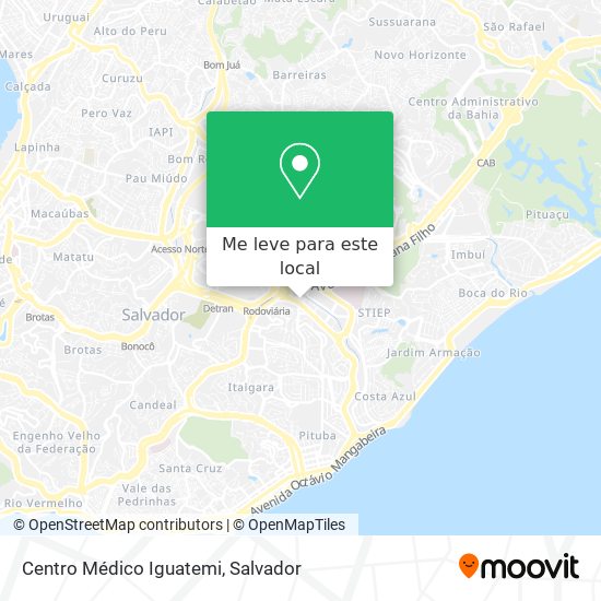 Centro Médico Iguatemi mapa