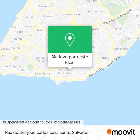 Rua doutor joao carlos cavalcante mapa