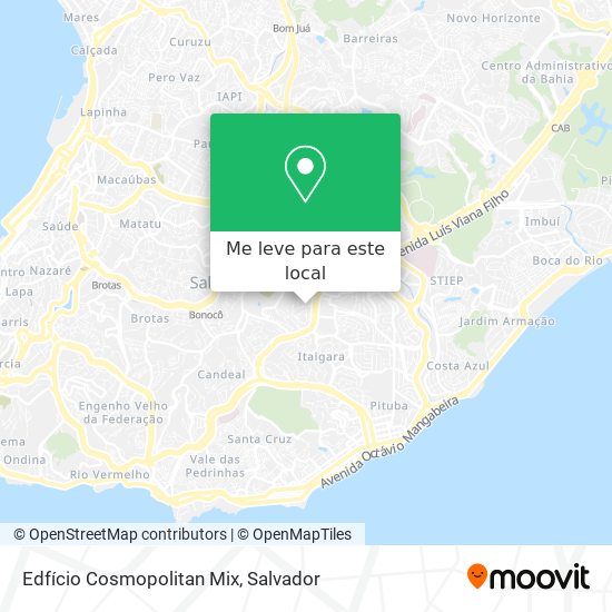 Edfício Cosmopolitan Mix mapa