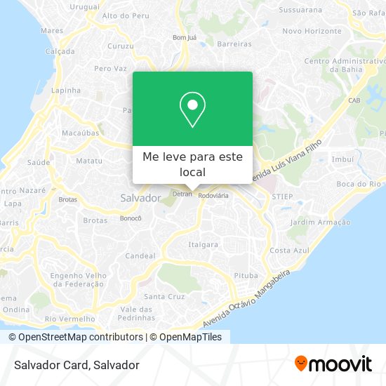 Salvador Card mapa