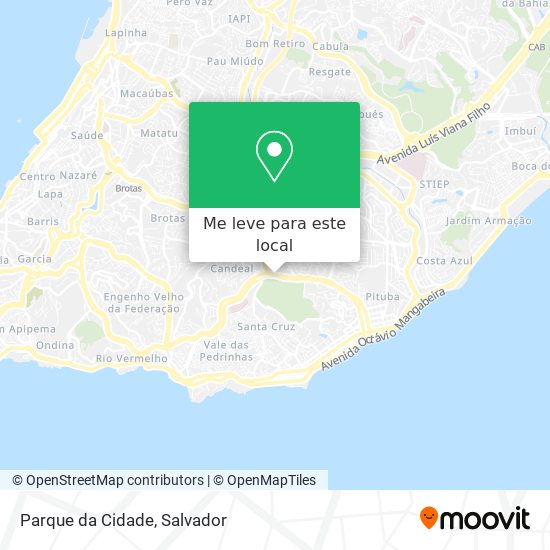 Parque da Cidade mapa