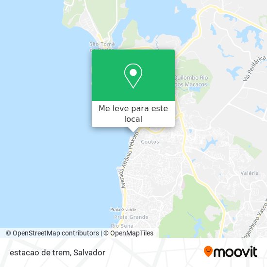 estacao de trem mapa