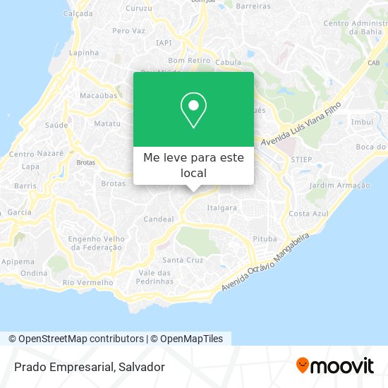 Prado Empresarial mapa