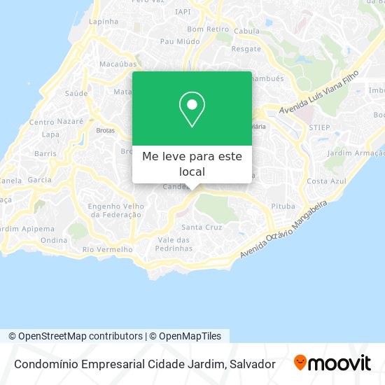 Condomínio Empresarial Cidade Jardim mapa
