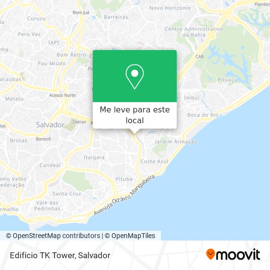 Edifício TK Tower mapa