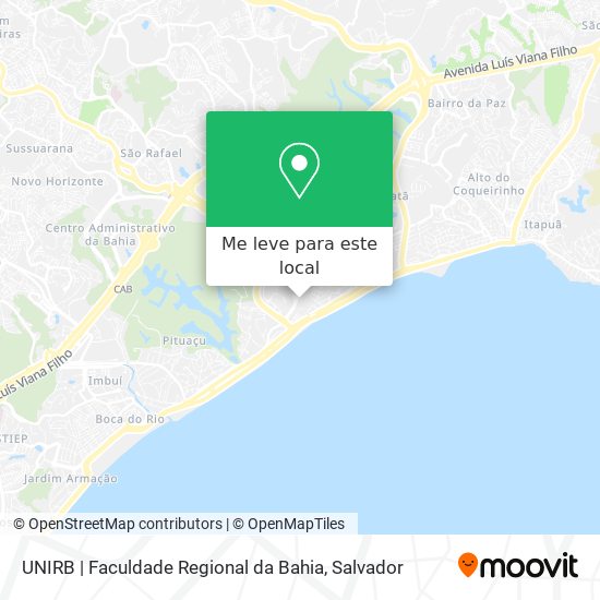 UNIRB | Faculdade Regional da Bahia mapa