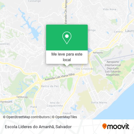 Escola Líderes do Amanhã mapa