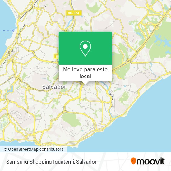 Samsung Shopping Iguatemi mapa