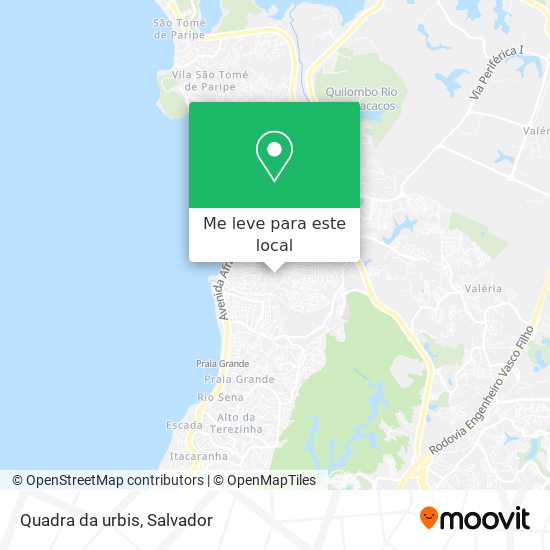 Quadra da urbis mapa