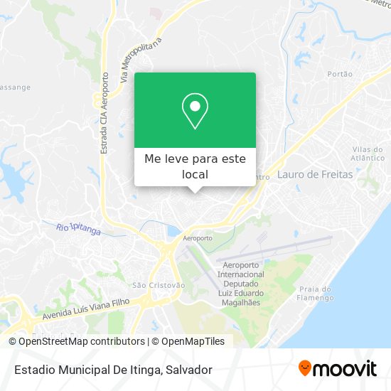 Estadio Municipal De Itinga mapa
