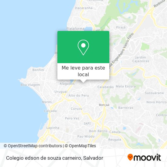 Colegio edson de souza carneiro mapa