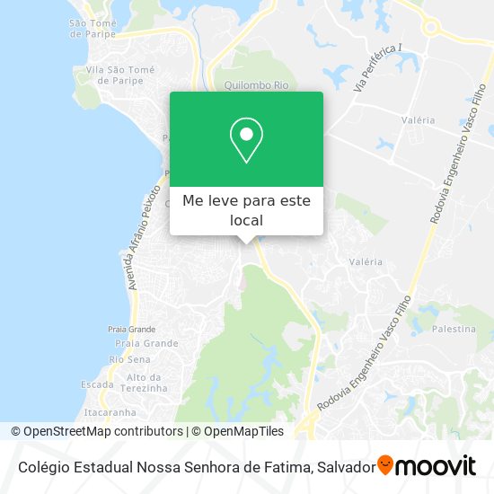 Colégio Estadual Nossa Senhora de Fatima mapa