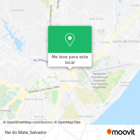 Rei do Mate mapa
