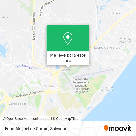 Foco Aluguel de Carros mapa