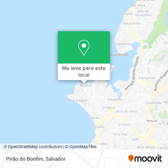 Pirão do Bonfim mapa