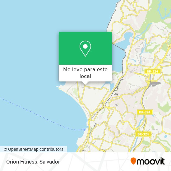 Órion Fitness mapa