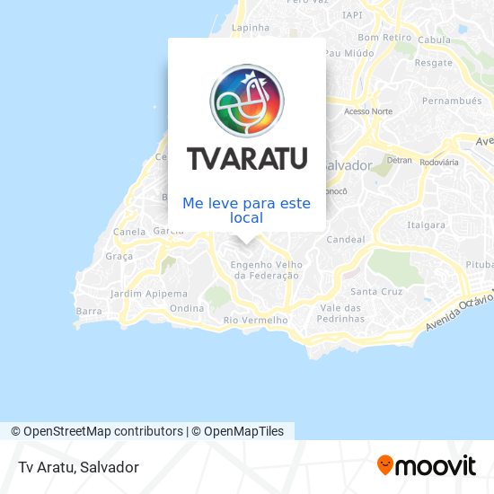 Tv Aratu mapa