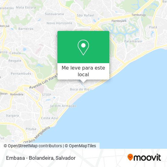 Embasa - Bolandeira mapa