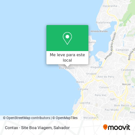 Contax - Site Boa Viagem mapa