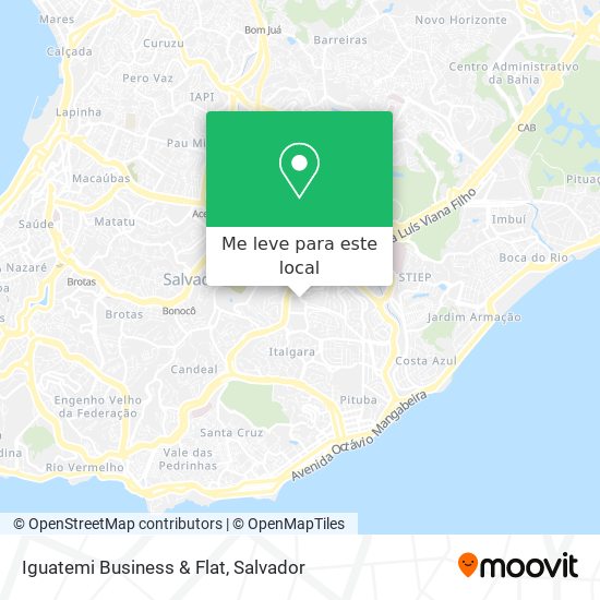 Iguatemi Business & Flat mapa