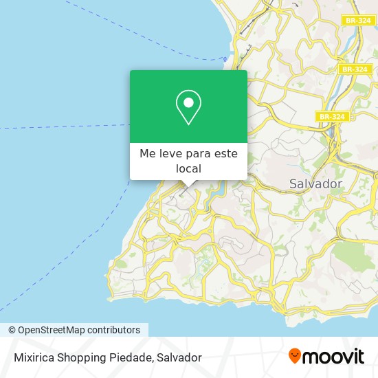 Mixirica Shopping Piedade mapa
