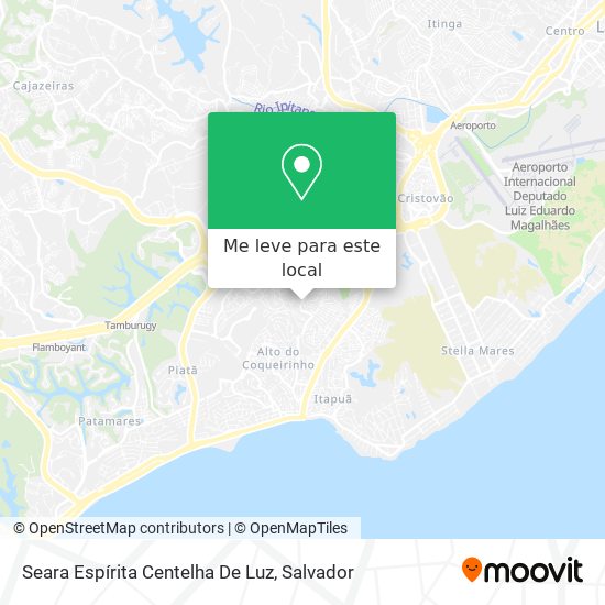 Seara Espírita Centelha De Luz mapa