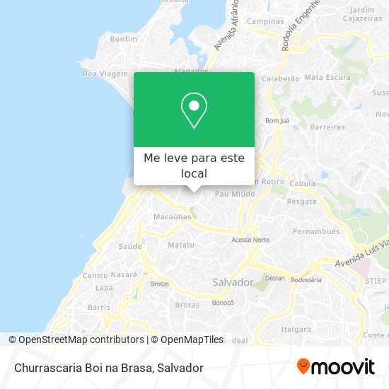 Churrascaria Boi na Brasa mapa