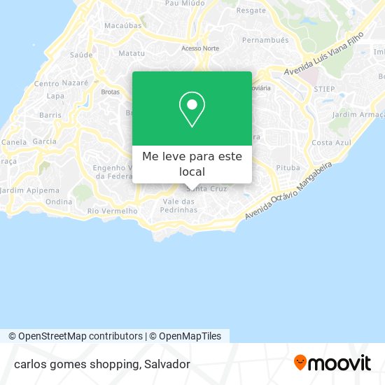 carlos gomes shopping mapa