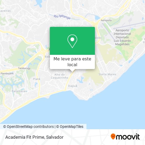 Academia Fit Prime mapa