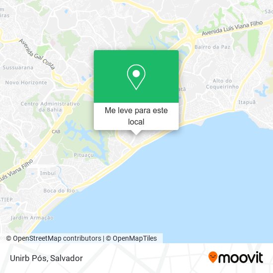 Unirb Pós mapa