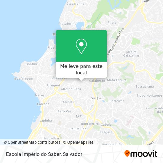 Escola Império do Saber mapa