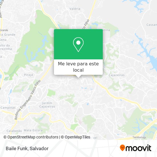 Baile Funk mapa