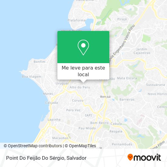 Point Do Feijão Do Sérgio mapa