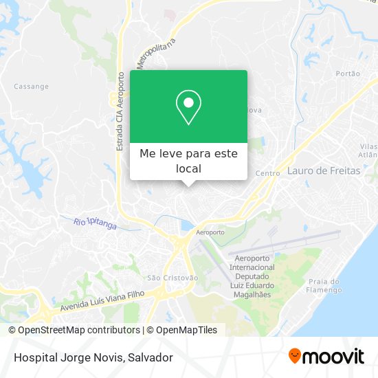 Hospital Jorge Novis mapa