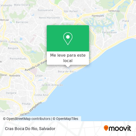 Cras Boca Do Rio mapa