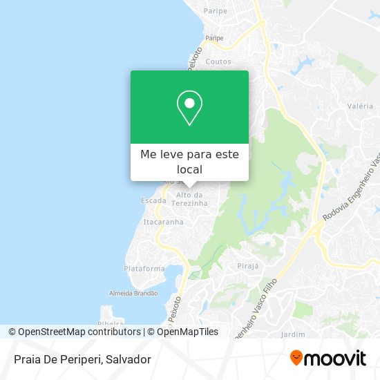Praia De Periperi mapa