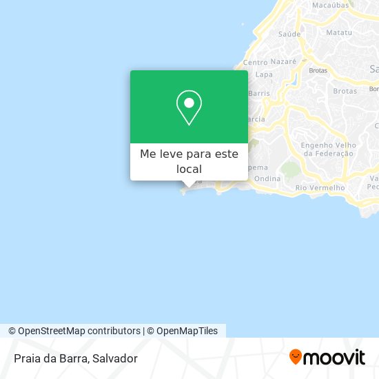 Praia da Barra mapa