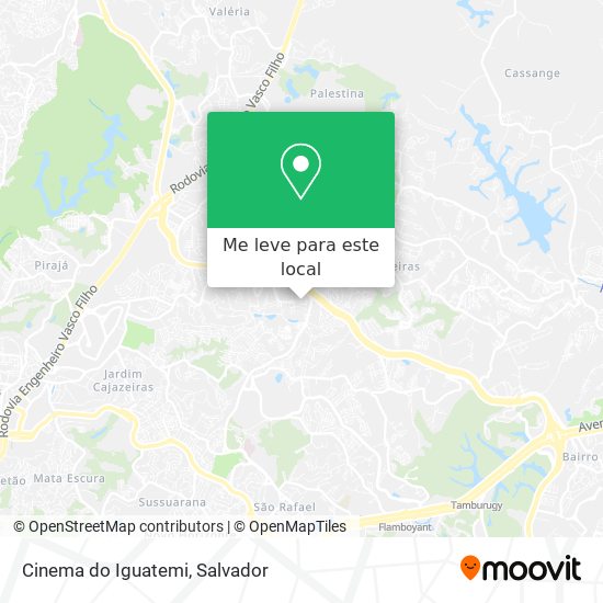 Cinema do Iguatemi mapa