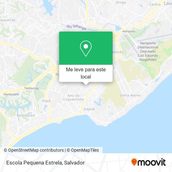 Escola Pequena Estrela mapa