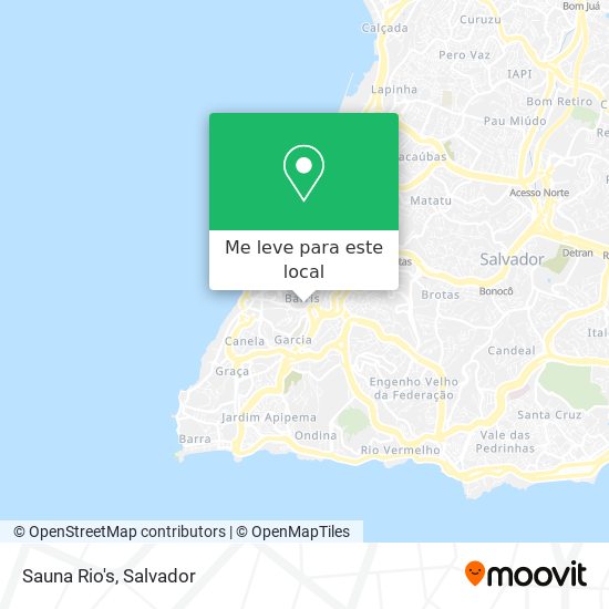 Sauna Rio's mapa