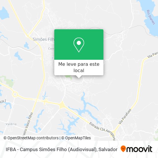 IFBA - Campus Simões Filho (Audiovisual) mapa