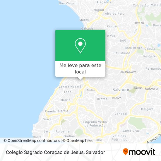 Colegio Sagrado Coraçao de Jesus mapa