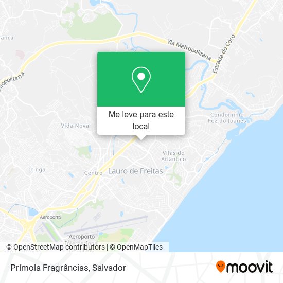 Prímola Fragrâncias mapa