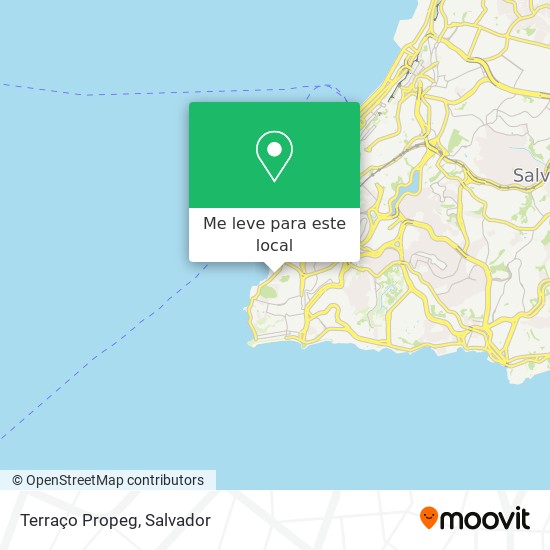 Terraço Propeg mapa
