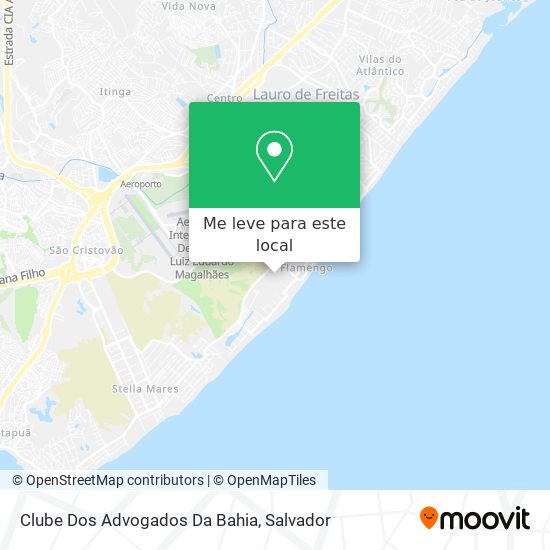 Clube Dos Advogados Da Bahia mapa