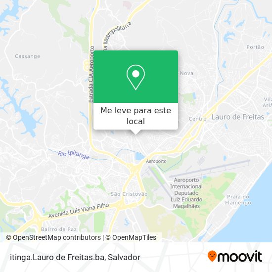 itinga.Lauro de Freitas.ba mapa
